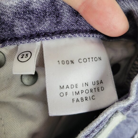 GRLFRND KAROLINA You Got The Look Distressed High Rise Button Fly Jeans Sz 23 - Picture 14 of 16